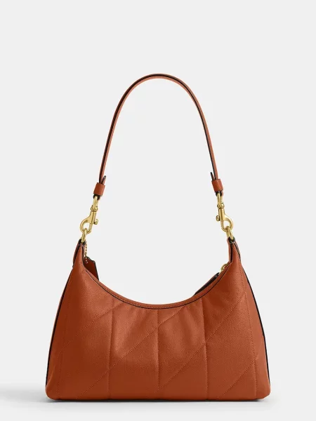 Кожаная стеганая сумка через плечо Coach