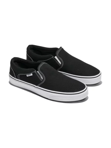 Sneakersy Vans skórzane czarne