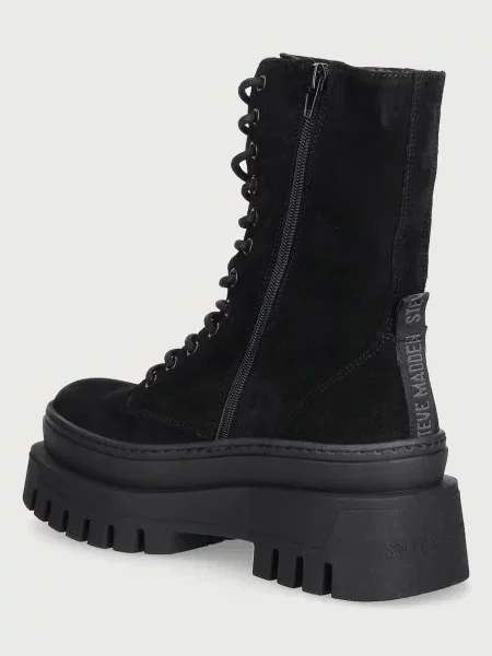 Steve Madden bakancs platformos női velúr Coast fekete
