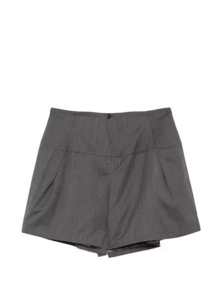 Fustă Toga Pulla cu model herringbone evazată gri