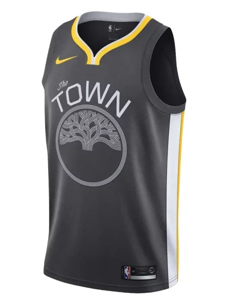 Lung tricou Nike cu model floral din jerseu gri