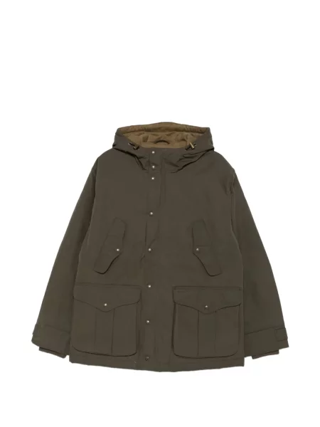 Palton Filson cu glugă verde