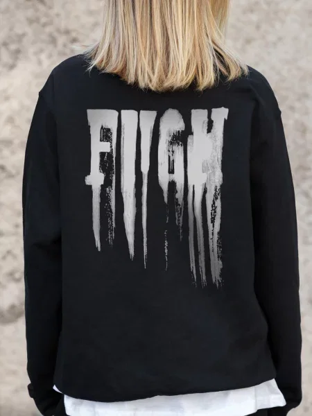 Світшот Without чорний