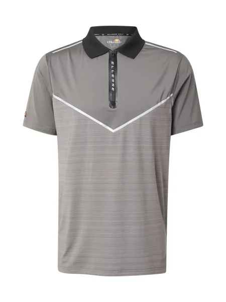 ELLESSE Majica Fresci siva / črna bela