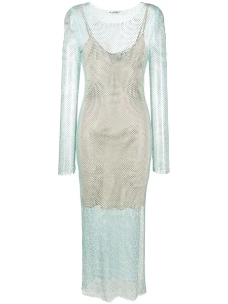 Rochie maxi Blugirl cu paiete lungă de costum