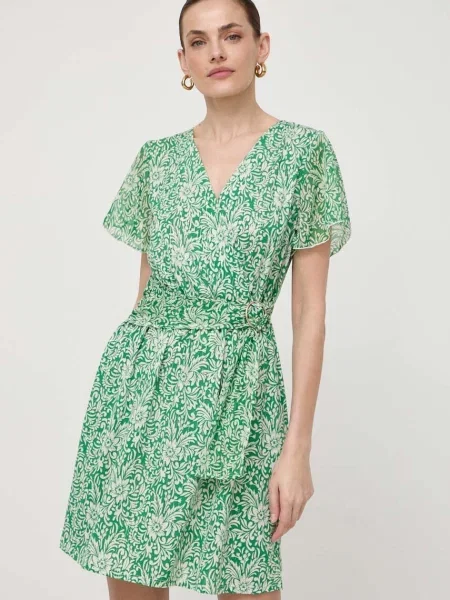 Рокля Morgan RICHIE преходен модел бежово