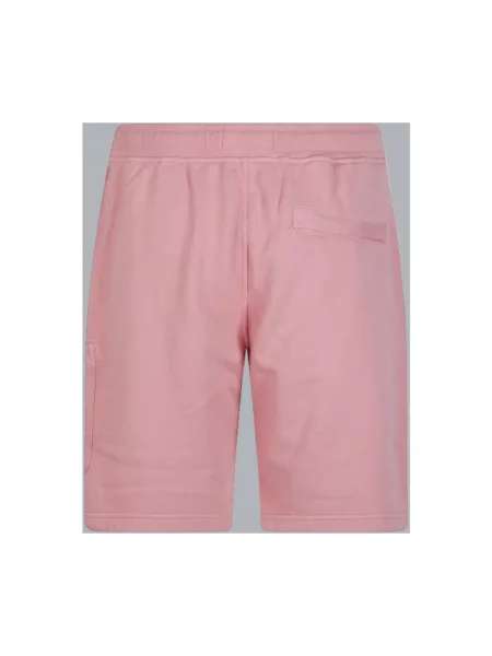 Szorty Stone Island polarowe z kamieniami różowe