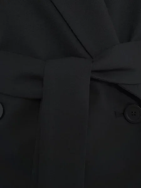 Cu centură geacă Semicouture cu rever negru