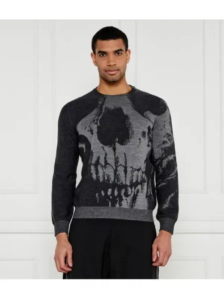 Alexander McQueen De lână pulover gri