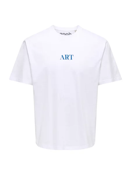Only & Sons Tricou ONSART' alb