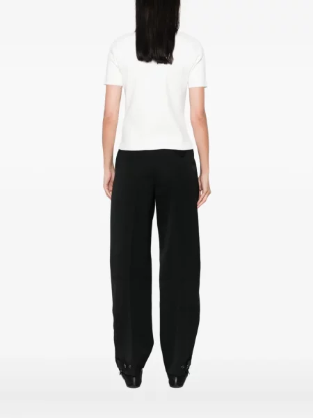 Tricou Max Mara cu decolteu rotund alb
