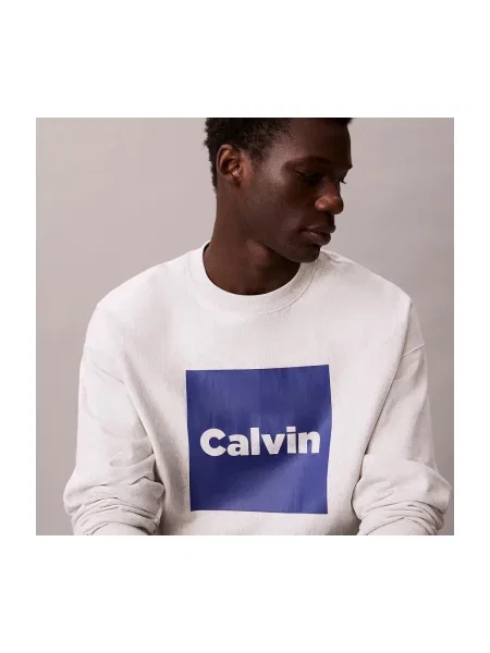 Sveter Calvin Klein Jeans sivá