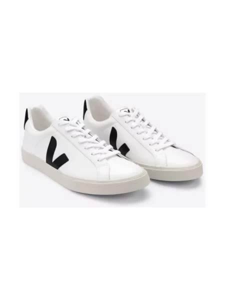 Buty męskie VEJA Esplar Logo Leather white/black białe