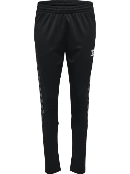 Hummel Pantaloni sport gri / negru alb