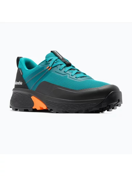 Férfi túrabakancs Columbia Tellurix Peak Waterproof teal chloride/black. Méret: 42 EU fekete
