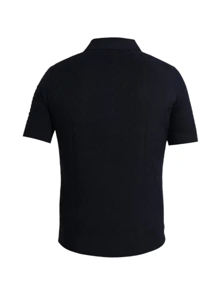 Μεταξωτό μικρός polo Dolce & Gabbana μπλε