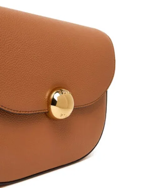 FURLA Torba za čez ramo MOONLIGHT konjak rjava