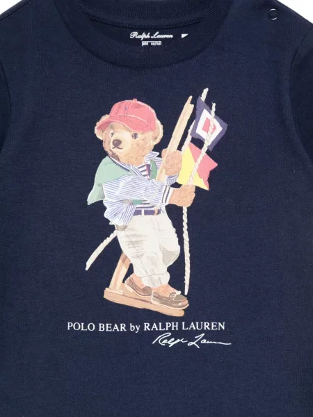 Koszulka polo dziecięca Polo Ralph Lauren niebieska