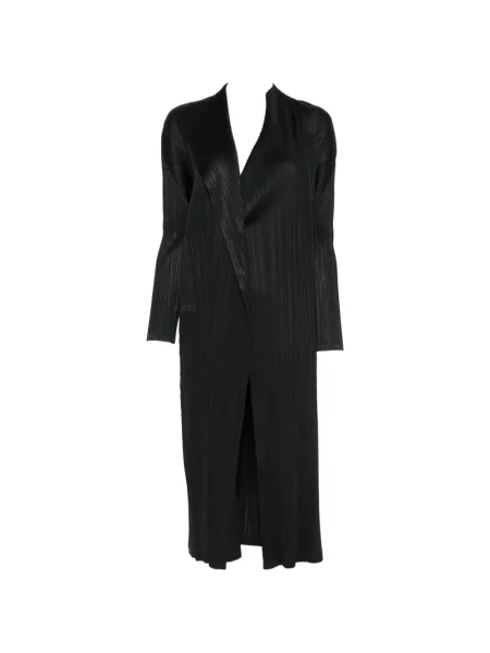 Palton Pleats Please Issey Miyake negru