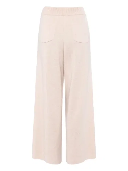 Pantaloni Eres plisate roz