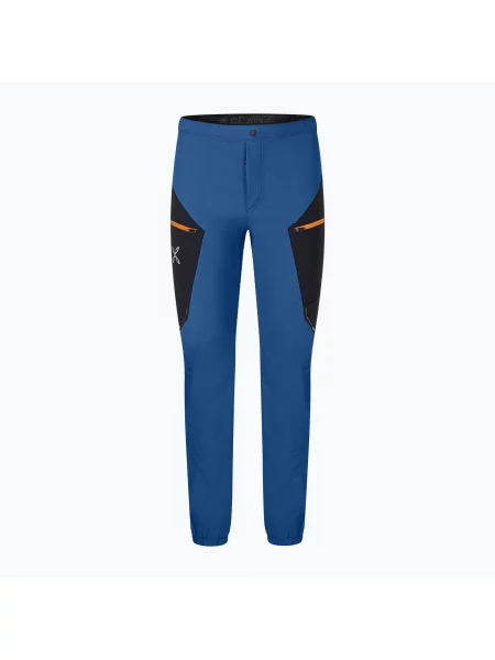 Kalhoty Montura Speed Style deep blue/mandarino modré