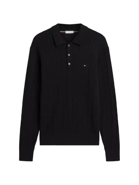 Tricou polo Tommy Hilfiger negru