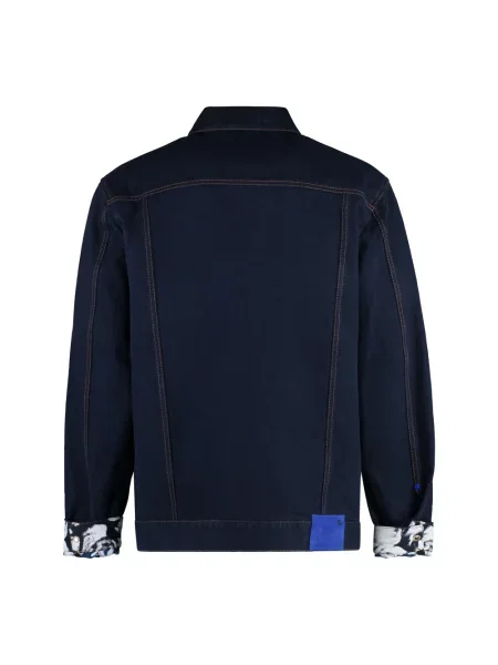 Kurtka jeansowa Burberry niebieska