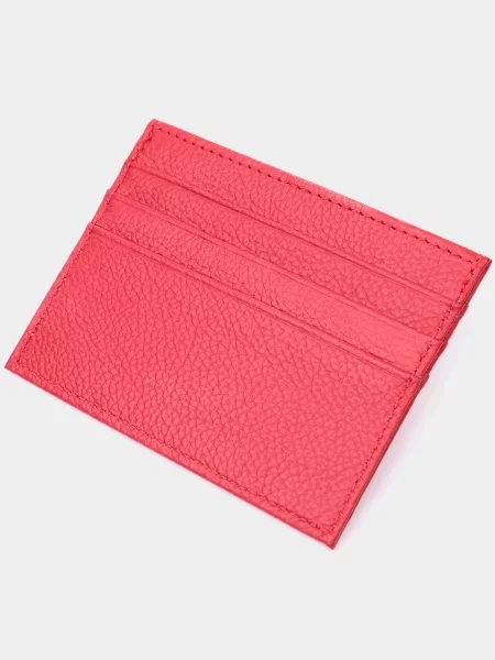 ST Leather Accessories Візитниця Шкіра червоний