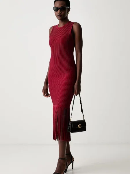 DKNY rochie tricotată cu