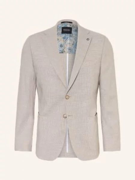 Digel Marynarka Modern Fit Z Lnem braun beżowa