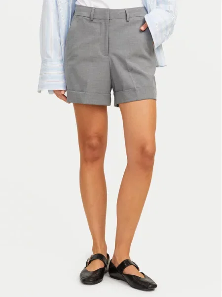 JJXX Шорти з тканини Mary сірий