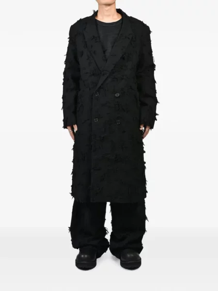 Palton Filth din jacard negru