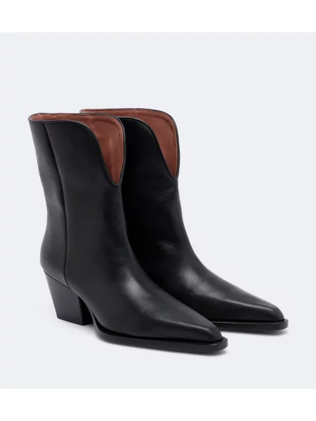 Botine Paris Texas din piele negru
