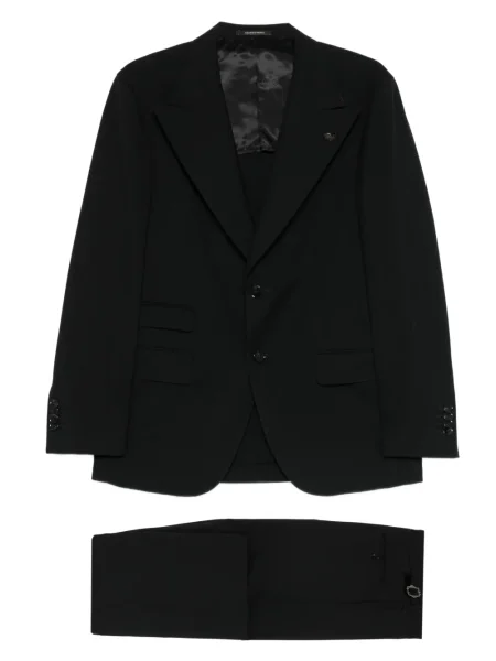 Costum Luigi Bianchi Mantova cu rever negru