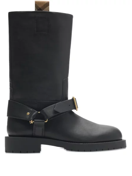 Botine Burberry din piele negru