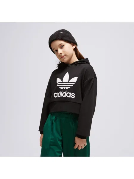 Adidas Bluza Z Kapturem Cropped Girl czarna