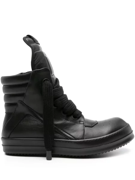 Sneakerși Rick Owens din piele negru