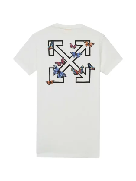 Φόρεμα σε στυλ πουκάμισου Off-white λευκό