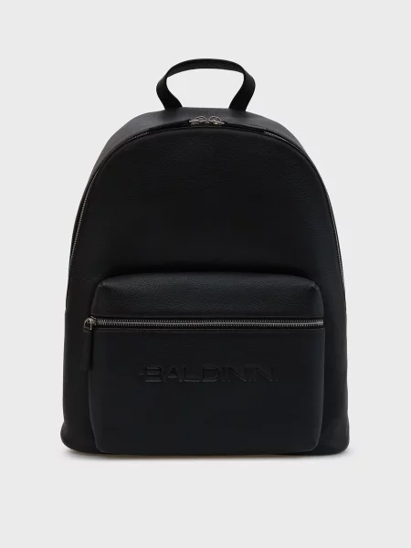 Кожаный рюкзак Baldinini черный