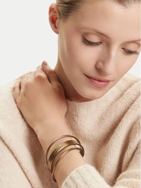 Patrizia Pepe Комплект 3 гривни златист