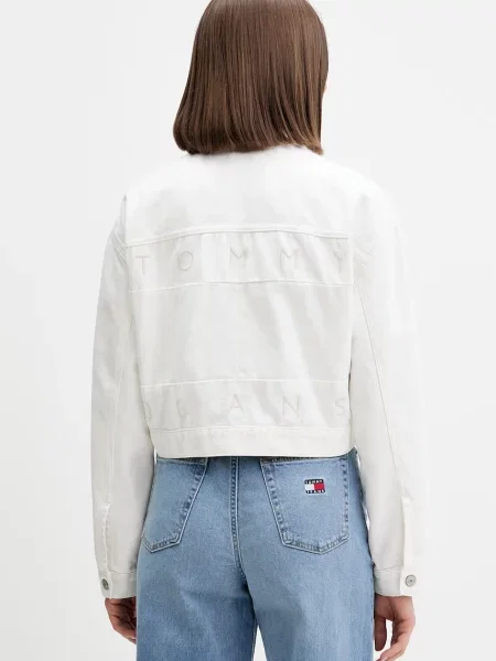 Tommy Jeans kurtka przejściowa biała