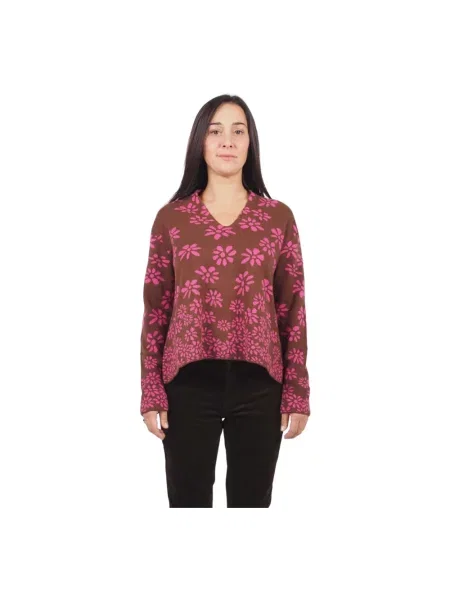 Sweter Alessia Santi brązowy