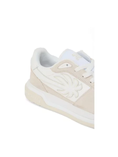 Sneakersy Palm Angels skórzane do koszykówki białe