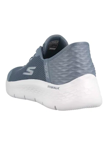 Sneakersy Skechers w jednolitym kolorze niebieskie