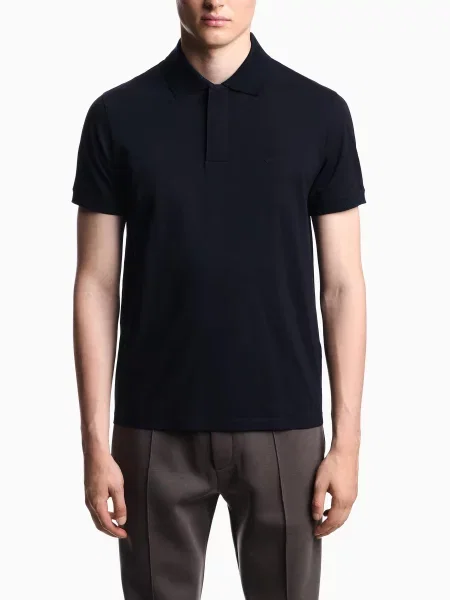 Поло Emporio Armani синее