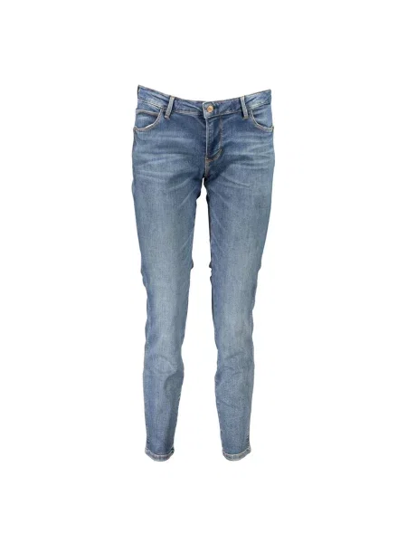 Skinny jeansy Guess niebieskie