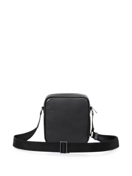 Crossbody torba Boss s autogramom crna