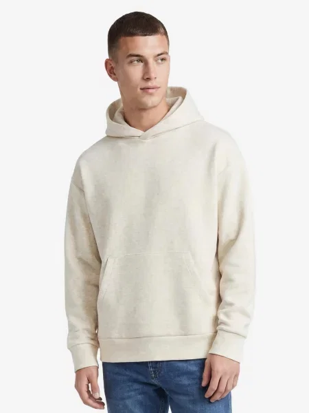 JACK & JONES Μπλούζα φούτερ JJEBarron ανοικτό μπεζ