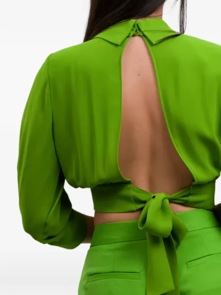 Decupat cămașă Elisabetta Franchi verde