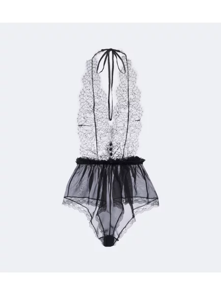 Body Dolce&gabbana de mătase negru
